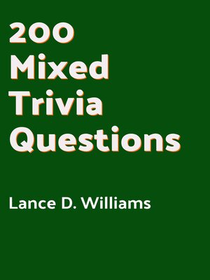 cover image of 200 Mixed Trivia Questions